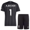 Oficiální Fotbalový Dres Brankářské Liverpool A. Becker 1 2025-26 Černá pro Děti